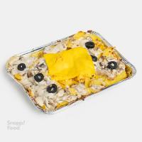 سیب زمینی با سس قارچ و چدار