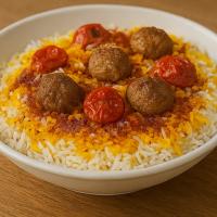 سماق پلو مخصوص بَش قاب