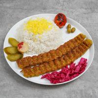 چلو کباب کوبیده گوسفندی