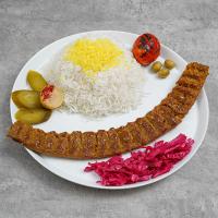 چلو کباب لقمه مخصوص زعفرانی