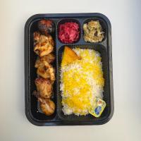 چلو جوجه کباب با استخوان