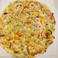 پیتزا چیکن پستو ایتالیایی