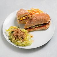 ساندویچ استیک گوشت