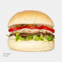 همبرگر ذغالی مخصوص