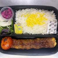 چلو جوجه کباب میکس جانا با برنج خارجی