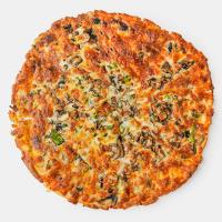 پیتزا رست بیف و سیر آمریکایی