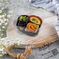 پک حلوا (تارت زعفرانی، حلوا پسته، خرما)