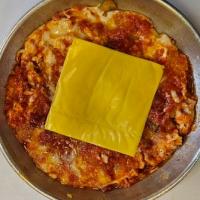 املت پنیر گودا یک نفره (2 عدد تخم مرغ)