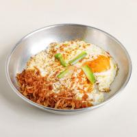 نیمرو پیاز یک نفره (2 عدد تخم مرغ)