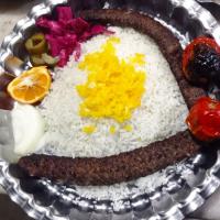 چلو کباب کوبیده