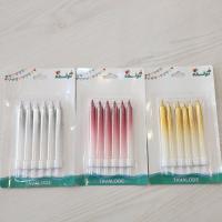 شمع میله‌ای کوتاه پایه دار ۶ تایی