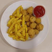 سیب زمینی و قارچ