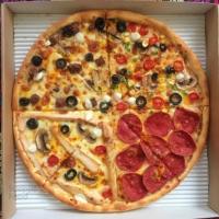 پیتزا 40 سانتی چهار فصل