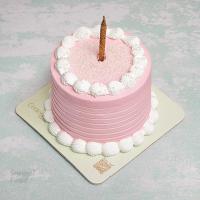 کیک وانیل دخترانه