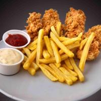 چیکن استریپس نرمال ۴ تکه