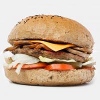 برگر مخصوص با سس سیر