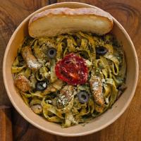 پاستا پستو ریحان نرمال