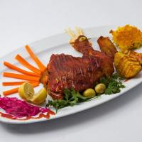 خوراک ران مرغ فر پز