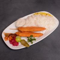 چلو جوجه کرانچی2تکه