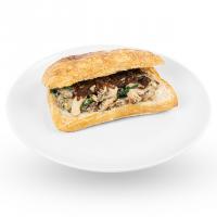 چاپاتا قارچ و اسفناج