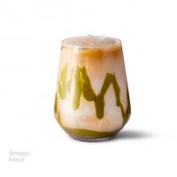 لاته پرالین پسته سرد