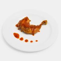 خوراک مرغ سرخ شده