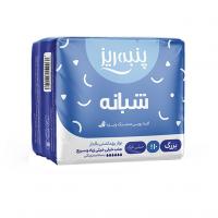 نوار بهداشتی بالدار بزرگ ویژه شب مشبک نازک