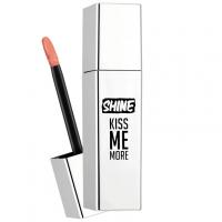 رژ لب مایع شاین دارKISS ME MORE FLORMAR رنگ002 apricot marmalade