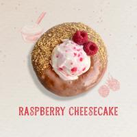 دونات رزبری چیزکیک