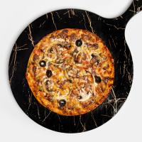 پیتزا سیر و استیک آمریکایی