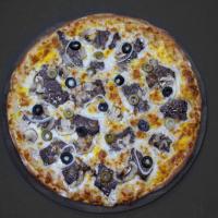 پیتزا سیر و استیک