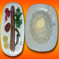 چلو کباب برگ محلی