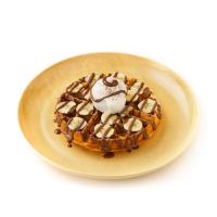 وافل مخصوص با نوتلا و موز