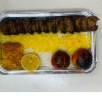 چلو کباب لقمه زعفرانی ممتاز