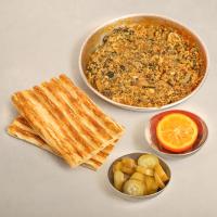 املت اسفناج گوجه قارچ