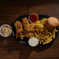 ران مرغ سوخاری سه تکه