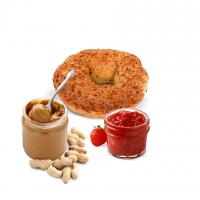 سیمیت مربا و کره بادام زمینی