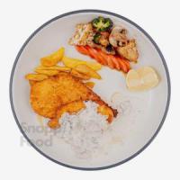 بشقاب شنیسل مرغ