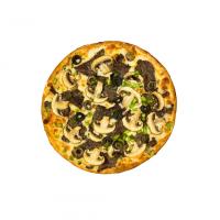 پیتزا سیر و استیک آمریکایی