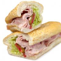 ساندویچ ژامبون مرغ سرد