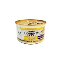 کنسرو گربه گورمت مدل گوشت بوقلمون