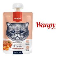 پودینگ گربه ونپی طعم ماهی سالمون و هویج