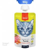 پودینگ گربه ونپی طعم ماهی تن و هویج