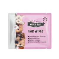 پد مرطوب حیوانات خانگی گلدپد مدل ساشهای گوش بسته ۱۰۰ عددی