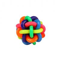 توپ بازی سگ رنگارنگ سایز L