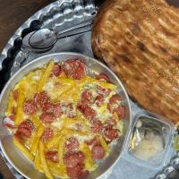 سوسیس تخم مرغ سیب زمینی