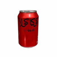 نوشابه قوطی زیرو کوکا کولا