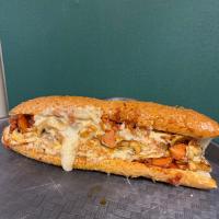 بندری با قارچ و پنیر پیتزا