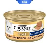 کنسرو گربه برند gourmet گورمت طعم بوقلمون 85 گرم