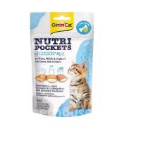 تشویقی بچه گربه مدل nutri pockets جیم کت با طعم لبنیات